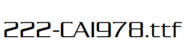 fonts 222-CAI978.ttf