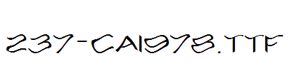fonts 237-CAI978.ttf