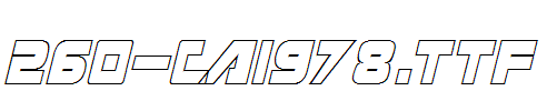 fonts 260-CAI978.ttf