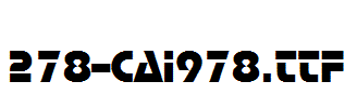 fonts 278-CAI978.ttf
