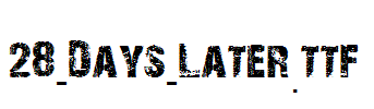 fonts 28-Days-Later.ttf