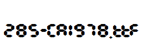 fonts 285-CAI978.ttf