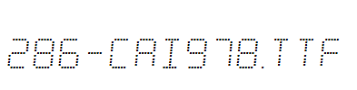 fonts 286-CAI978.ttf