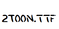 fonts 2Toon.ttf