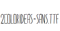 fonts 2colorideas-sans.ttf
