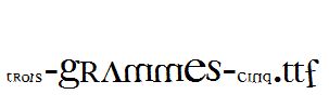 fonts 3-grammes-5.ttf
