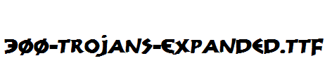 fonts 300-Trojans-Expanded.ttf