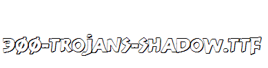 fonts 300-Trojans-Shadow.ttf