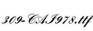 fonts 309-CAI978.ttf