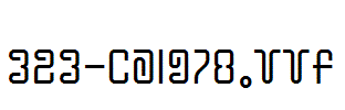 fonts 323-CAI978.ttf
