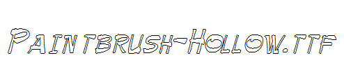 Paintbrush-Hollow.ttf