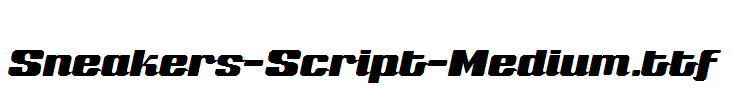 Sneakers-Script-Medium.ttf