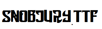 Snobjury.ttf