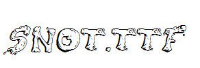 Snot.ttf