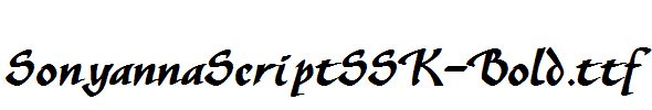 SonyannaScriptSSK-Bold.ttf
