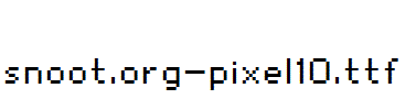 snoot.org-pixel10.ttf