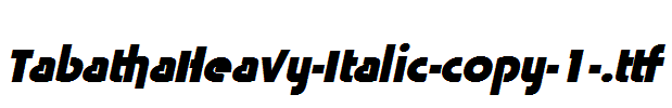 TabathaHeavy-Italic-copy-1-.ttf