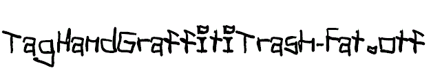 TagHandGraffitiTrash-Fat.otf