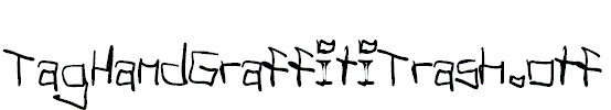 TagHandGraffitiTrash.otf