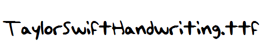 TaylorSwiftHandwriting.ttf