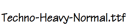 Techno-Heavy-Normal.ttf