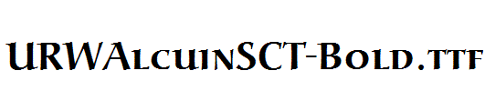 URWAlcuinSCT-Bold.ttf
