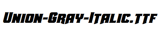 Union-Gray-Italic.ttf