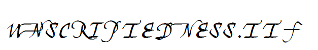 Unscriptedness.ttf