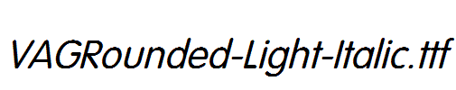 VAGRounded-Light-Italic.ttf