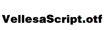 VellesaScript.otf