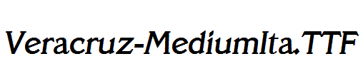 Veracruz-MediumIta.ttf
