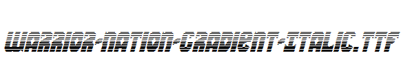 Warrior-Nation-Gradient-Italic.ttf
