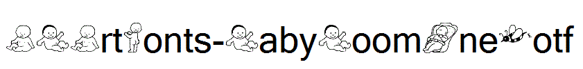 ABArtFonts-BabyBoomOne.otf