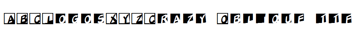 ABCLogosXYZCrazy-Oblique.ttf