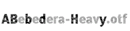 ABebedera-Heavy.otf