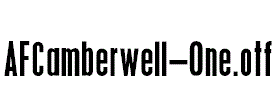 AFCamberwell-One.otf