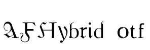 AFHybrid.otf