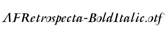 AFRetrospecta-BoldItalic.otf