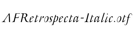 AFRetrospecta-Italic.otf