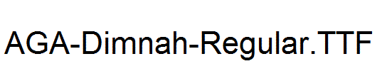 AGA-Dimnah-Regular.TTF