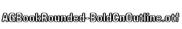 AGBookRounded-BoldCnOutline.otf