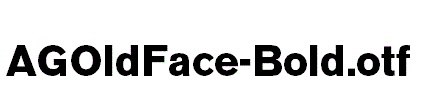AGOldFace-Bold.otf
