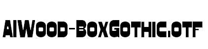 AIWood-BoxGothic.otf