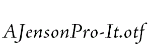 AJensonPro-It.otf