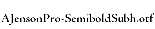 AJensonPro-SemiboldSubh.otf