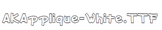AKApplique-White.TTF