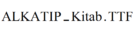 ALKATIP-Kitab.TTF