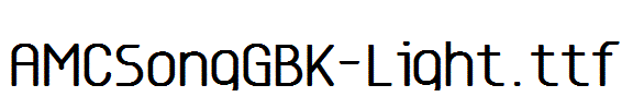 AMCSongGBK-Light.ttf