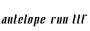 ANTELOPE-RUN.ttf