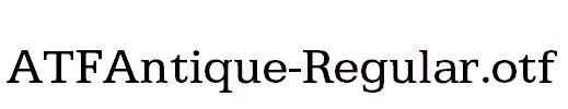 ATFAntique-Regular.otf